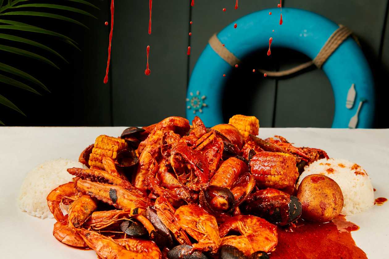 Mini bucket - Fructe de mare la punga 2 persoane