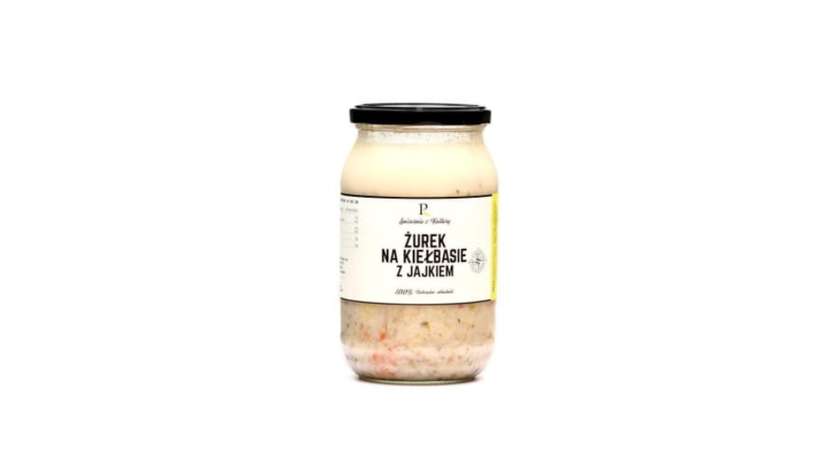 Żurek na kiełbasie z jajkiem 900ml
