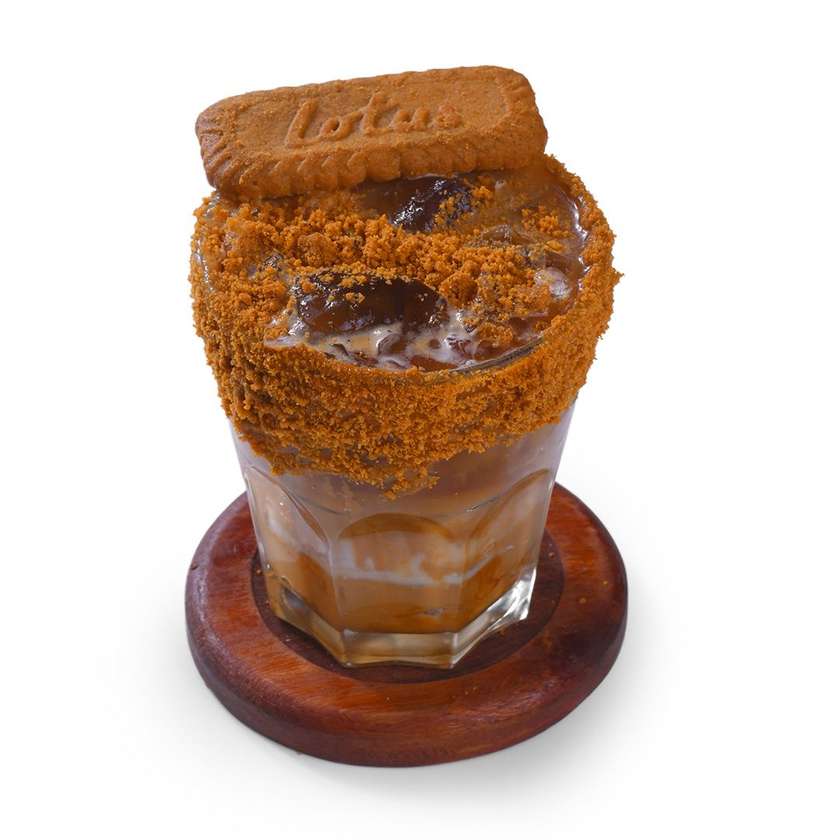 Iced Lotus Biscoff Latte