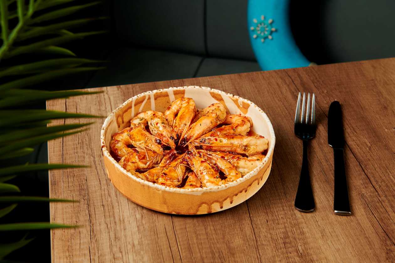 Creveti cu miere si lamaie