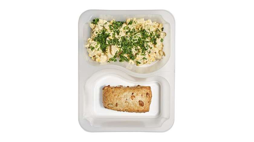 Hawaiian Salad with Pumpkin Roll