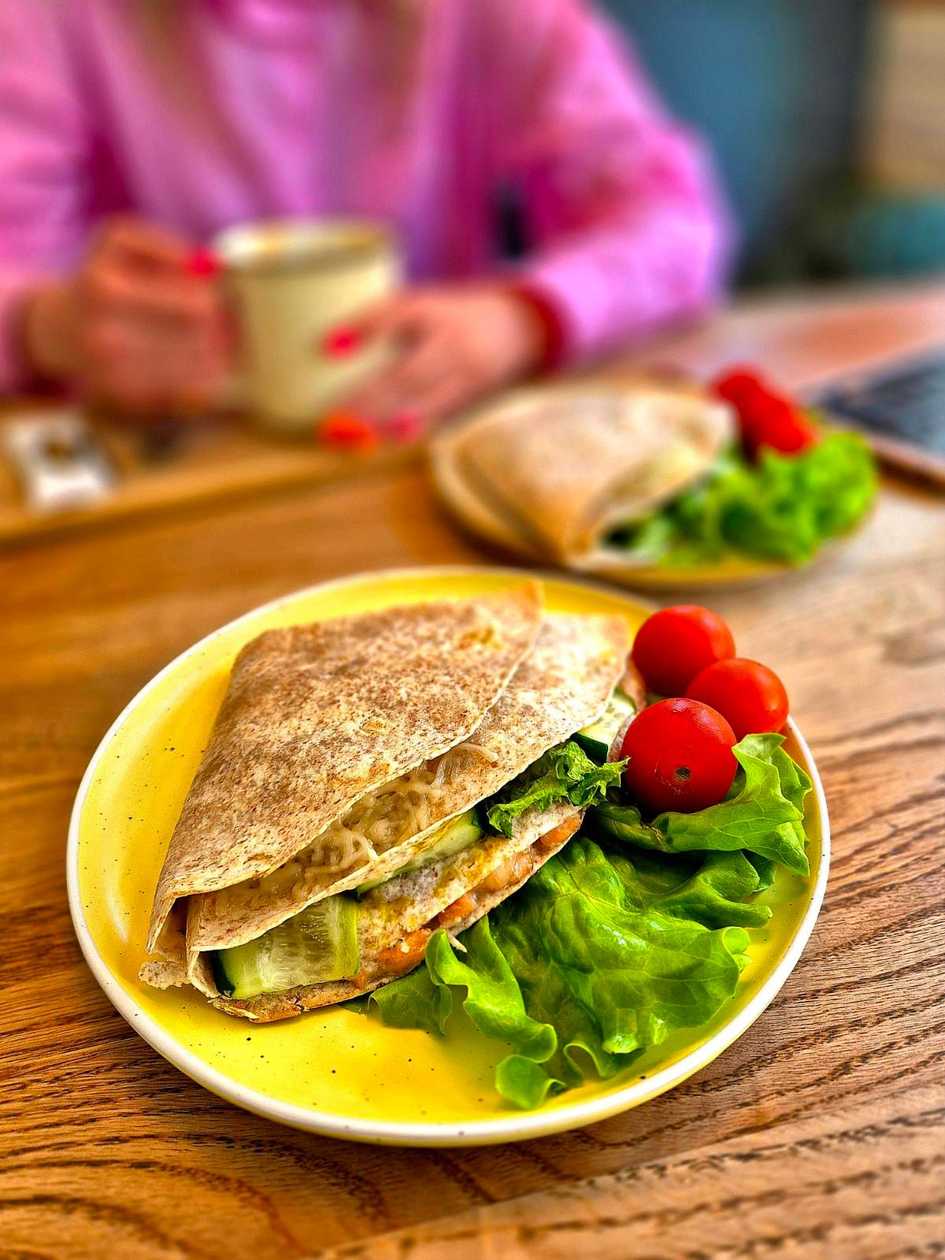Tortilla with ham