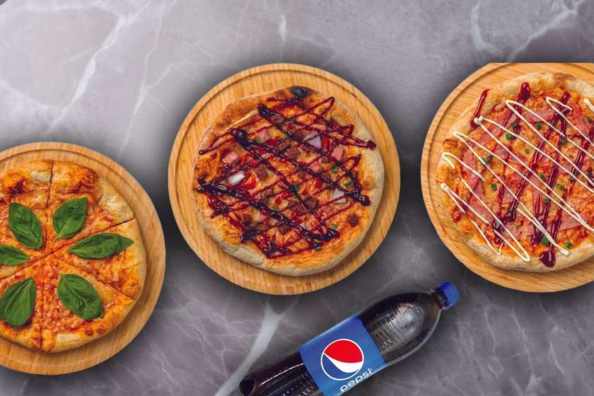 Delight trio pizza