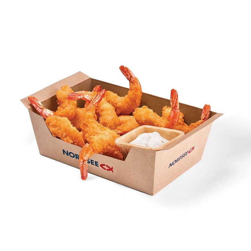 Breaded shrimp – 10 pieces (individual portion)
