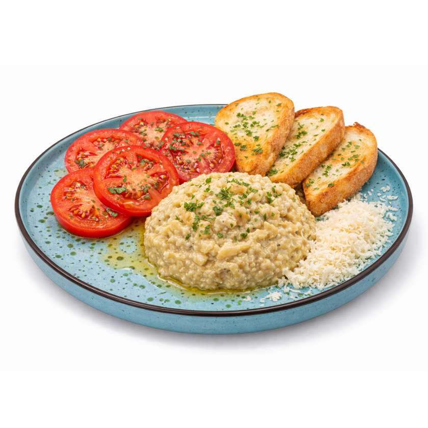 Eggplant Salad with Tomatoes and Toasted Bread 240g