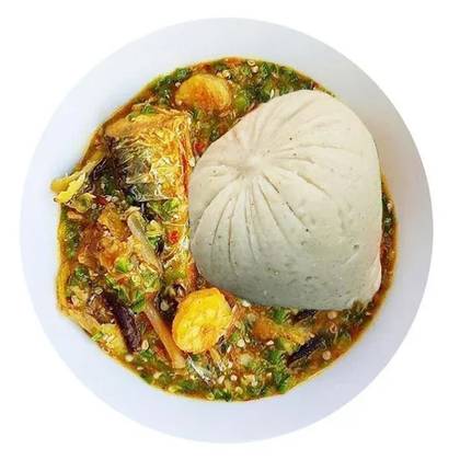 Banku with Okro Soup