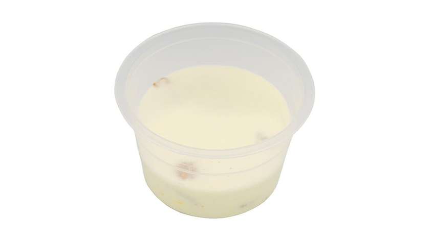 Cheese soup with meatballs