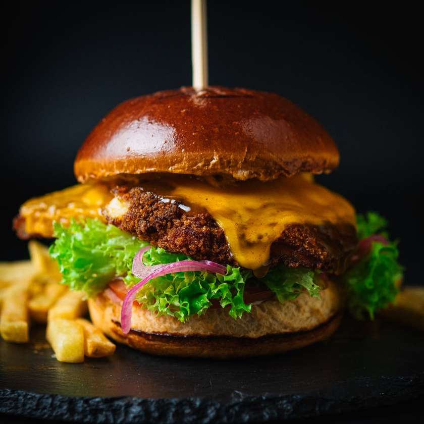 Chicken Schnitzel Burger