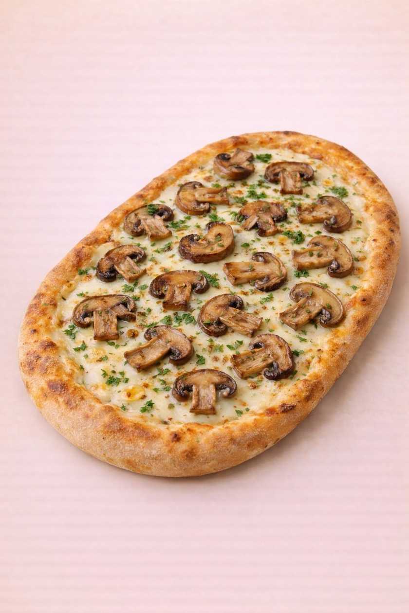 Pinsa Funghi con Panna