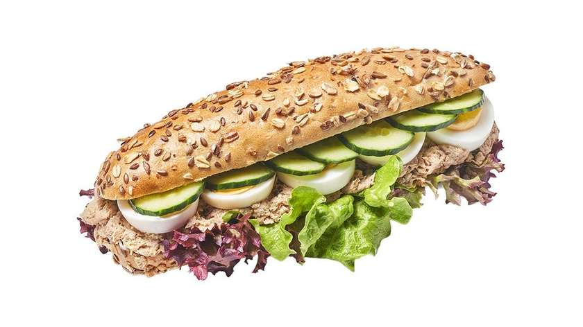 Bread Roll with Tuna Paste