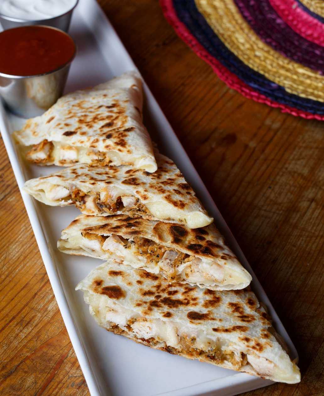 Falafel & Guacamole Quesadilla