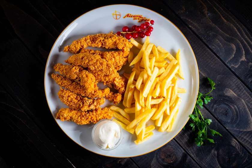 Chicken Strips Menu with Pepsi