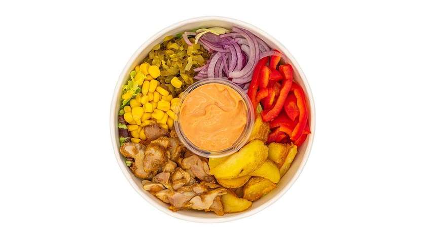 Mixed Kebab Chicken Salad