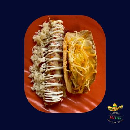 Enchilada Taco Platter