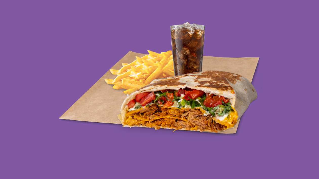 Triple Double Crunchwrap Meal