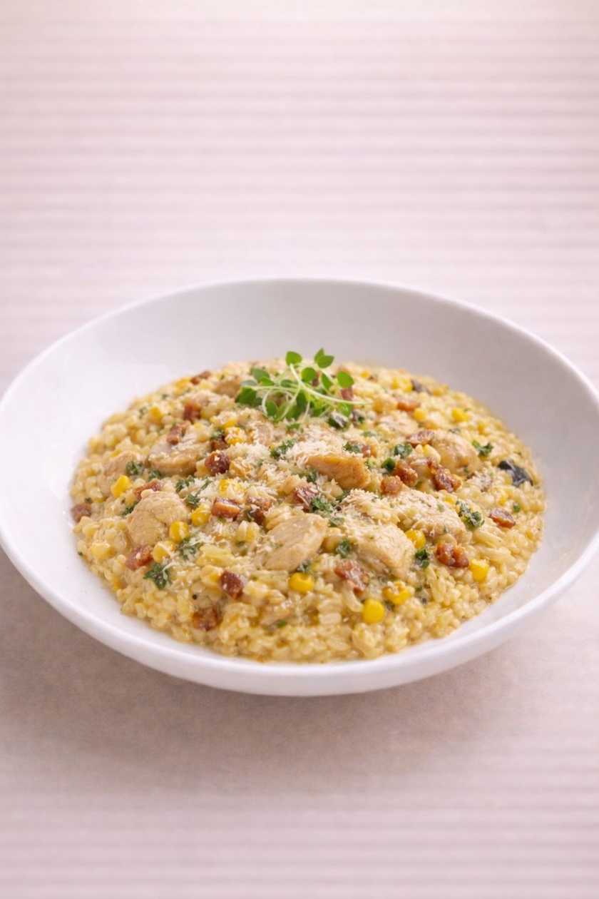Risotto con pollo