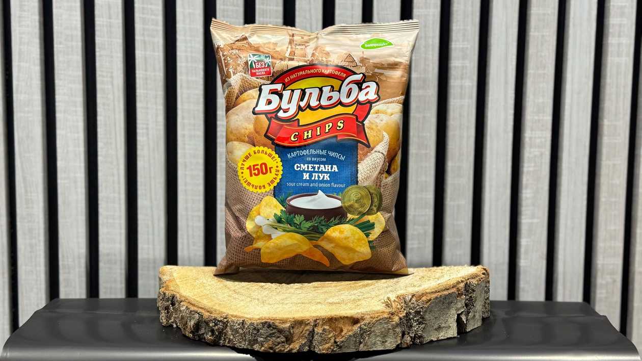 Potato Chips with Sour Cream and Onion 150g
