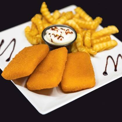 Breaded Cheese with Pepsi