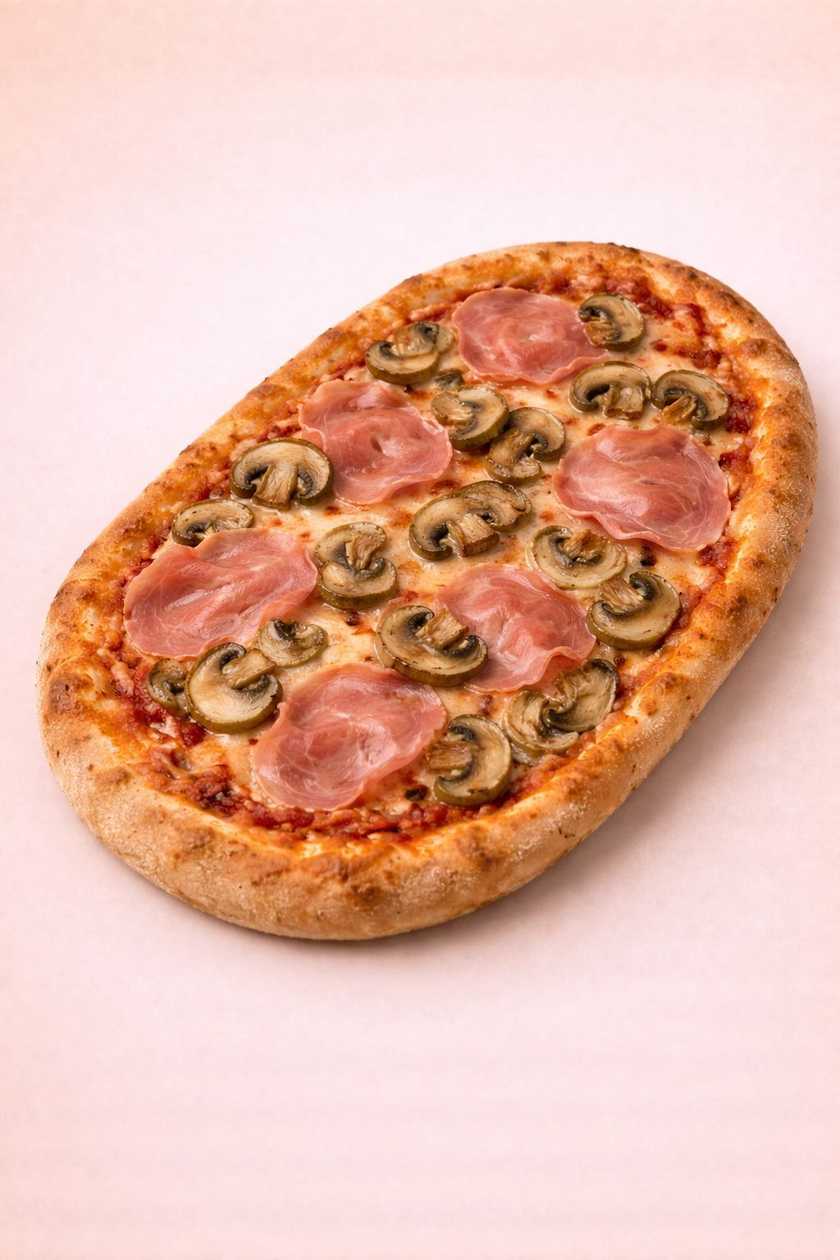 Pinsa Prosciutto e Funghi