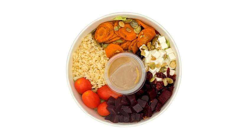 Salad with Roasted Beetroot and Bulgur