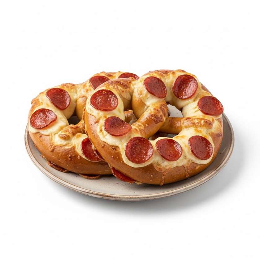 Pair of Pepperoni Pretzels