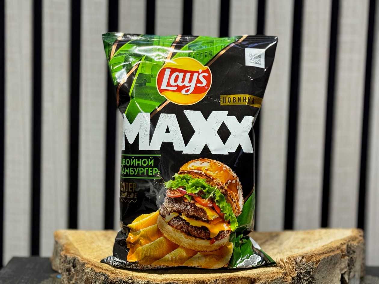 Lay's MAXX Double Cheeseburger Flavor 100g