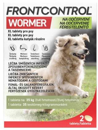 Frontcontrol Wormer for Dogs XL 2 tablets