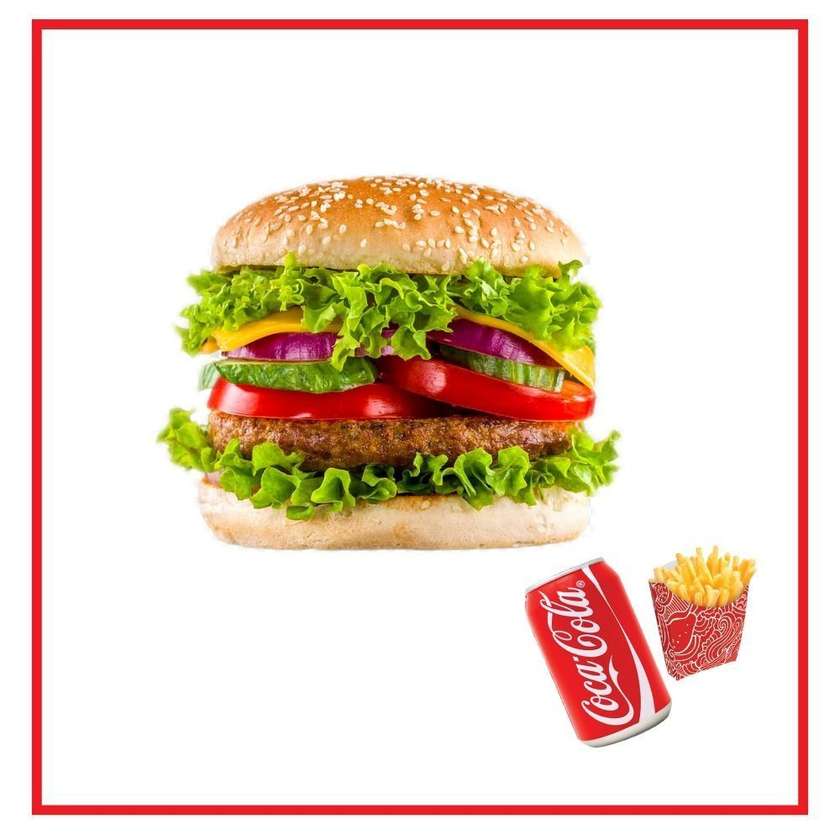 Double Vegetarian Burger