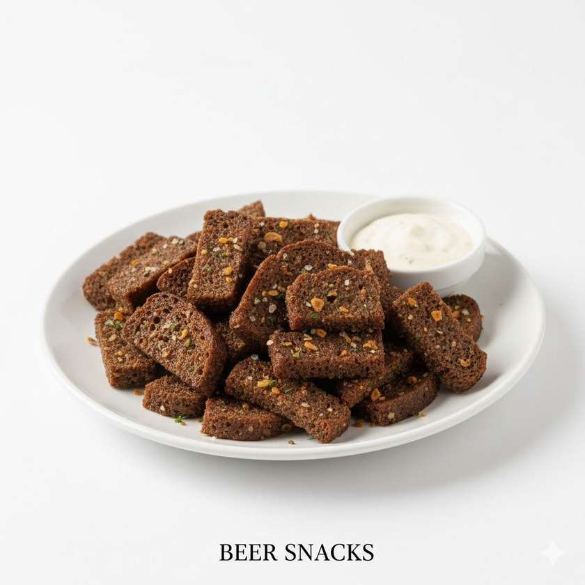 Garlic Rye Bread (Grenki)