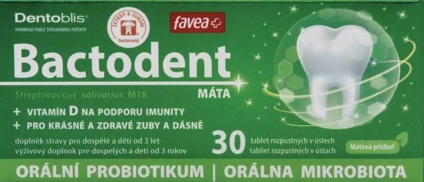 Favea Bactodent Mint 30 Mouth-Soluble Tablets