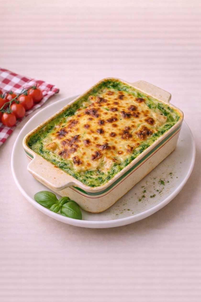 Lasagne Se Špenátem