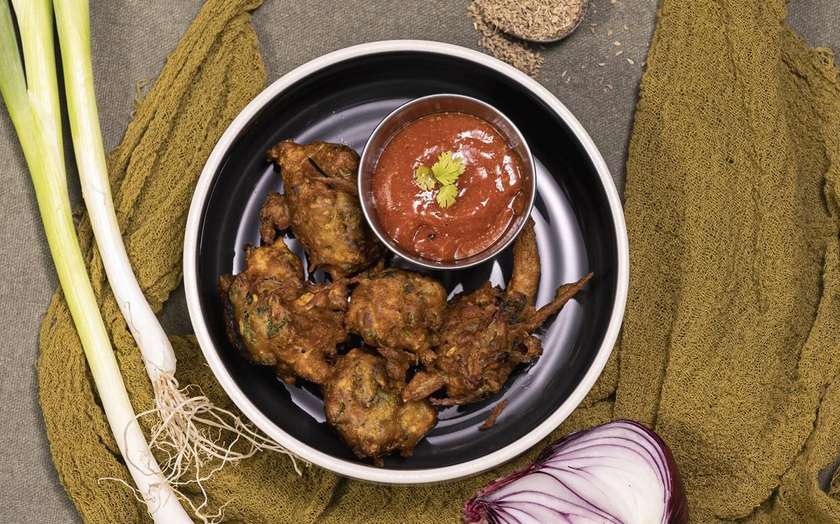 Pakoda cu ceapă - de post