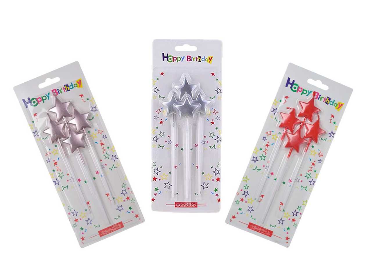 Candle star on a stick