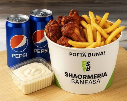 MEGA BUCKET ARIPIOARE 1000g + 2 DOZE