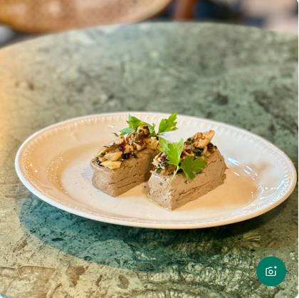 Pateu de ficat de vită cu trufe și hribi