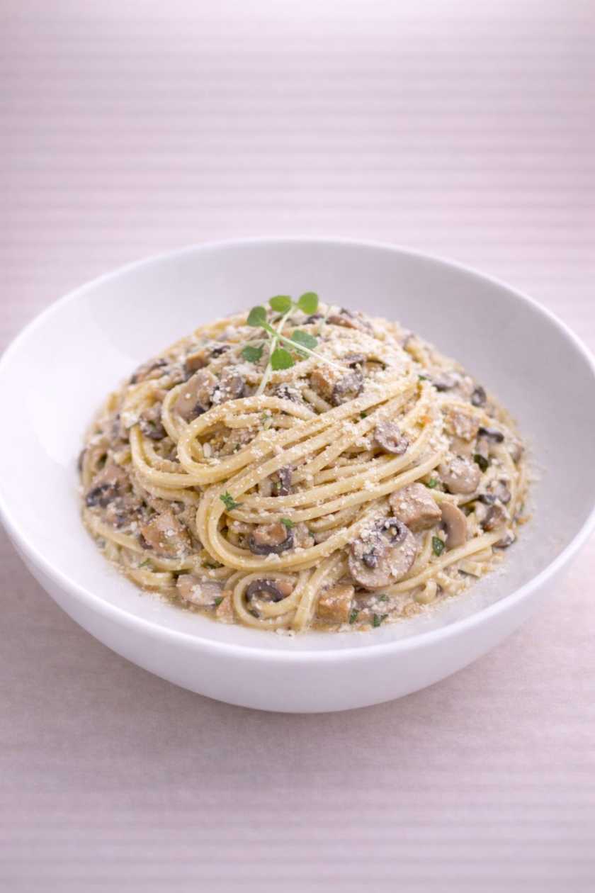 Pasta ai funghi e panna