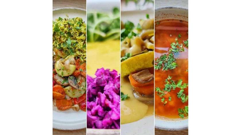 Meniul Zilei - De Post (Supa 300 ml, Fel Principal 300g, Painica din Faina Integrala cu Maia)