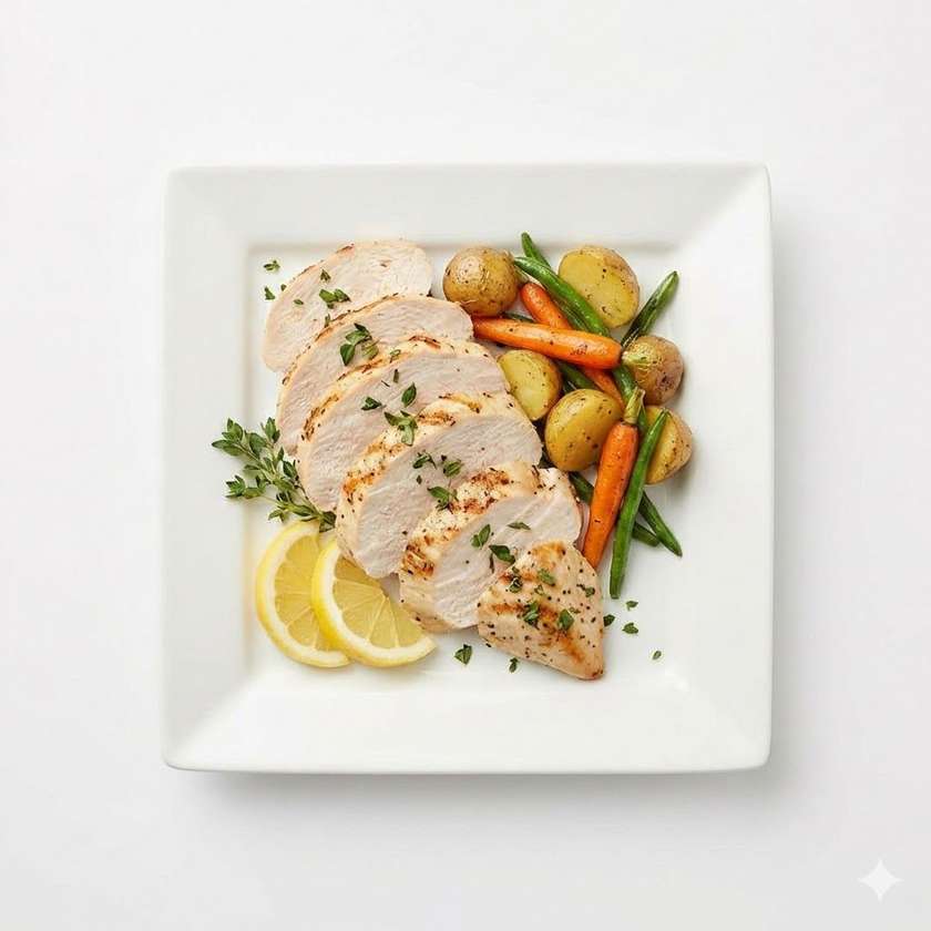 Grilled turkey