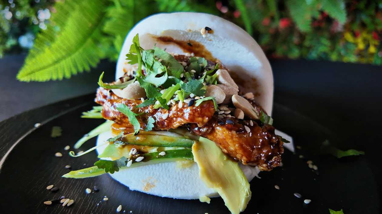 Bao Buns με Κορεάτικο Κοτόπουλο