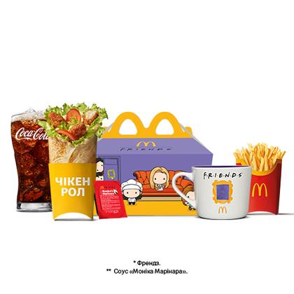 Chicken Wrap Friends Menu