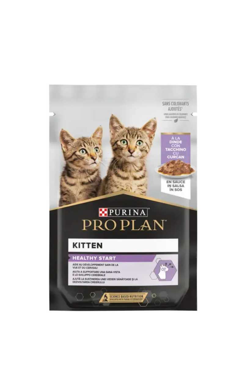 Pro Plan Cat Junior NutriSavour Turkey Pouch 85g