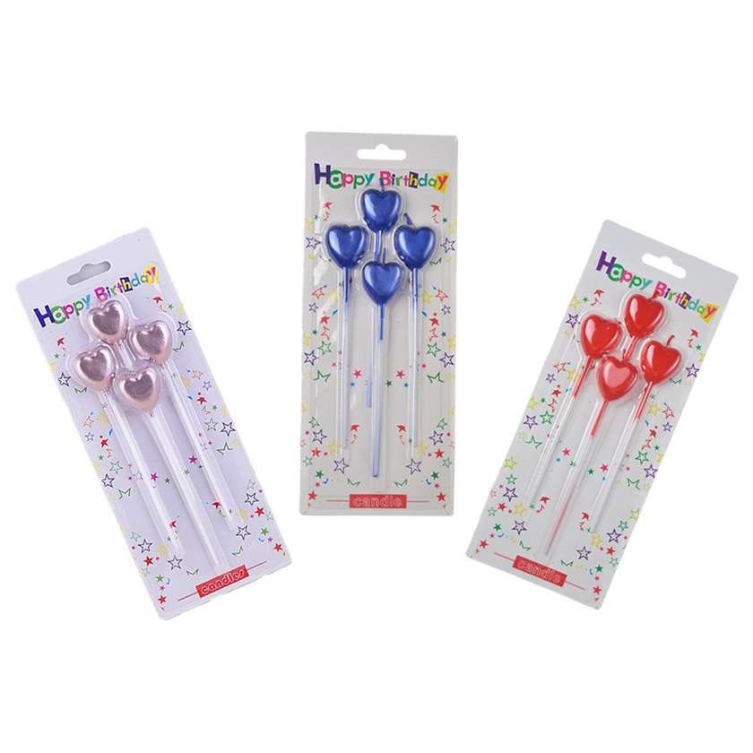 Candle heart on a stick