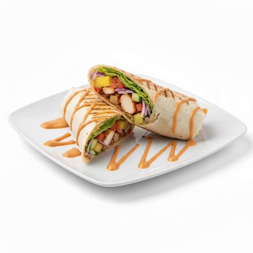 Chicken, Bacon and Pineapple Burrito