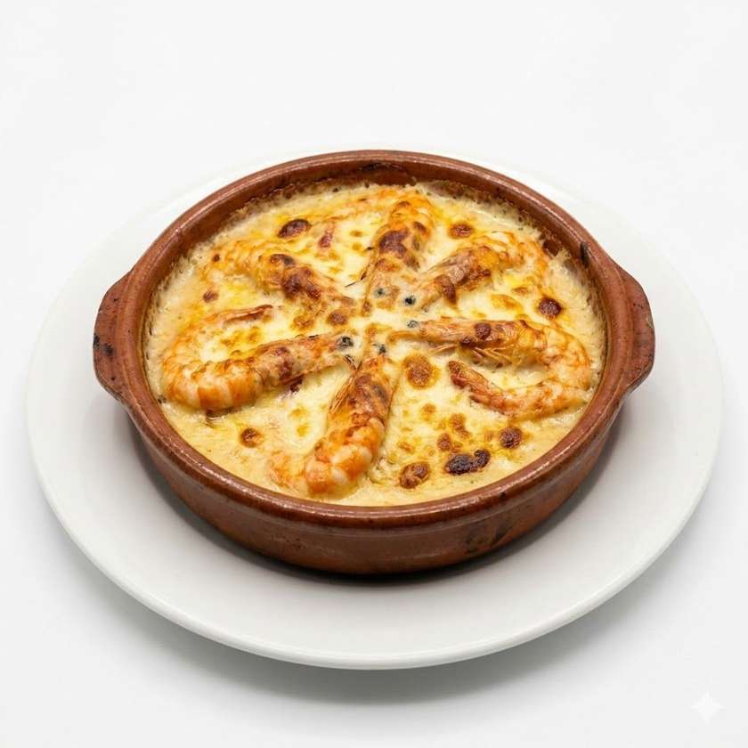 Prawns au gratin