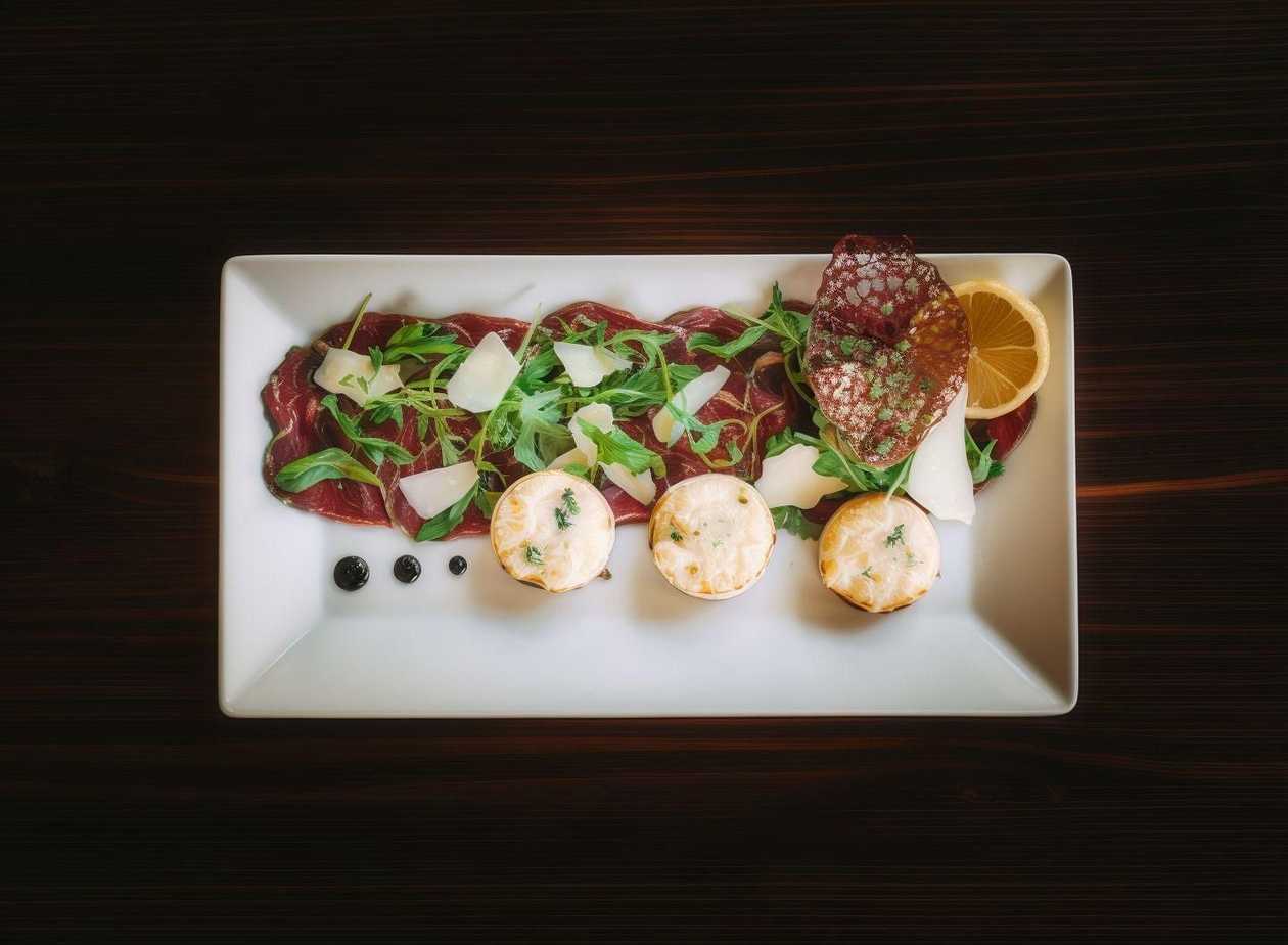 2. 100g Carpaccio di manzo