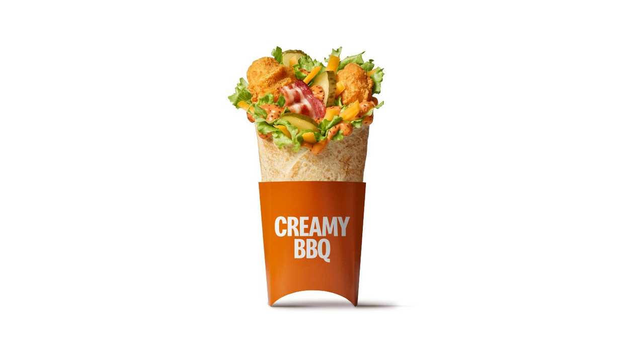 Creamy BBQ Chicken McWrap