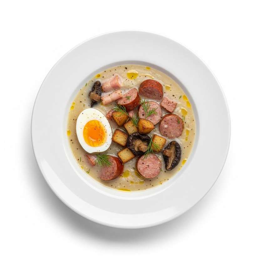 Old Polish Sour Rye Soup