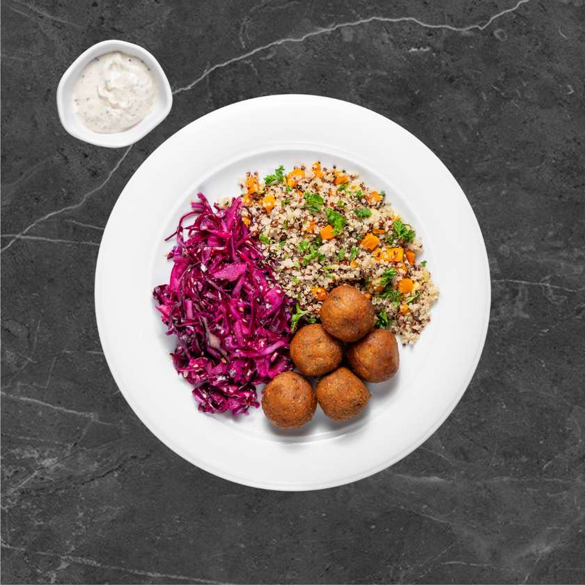 Veganiški daržovių falafeliai