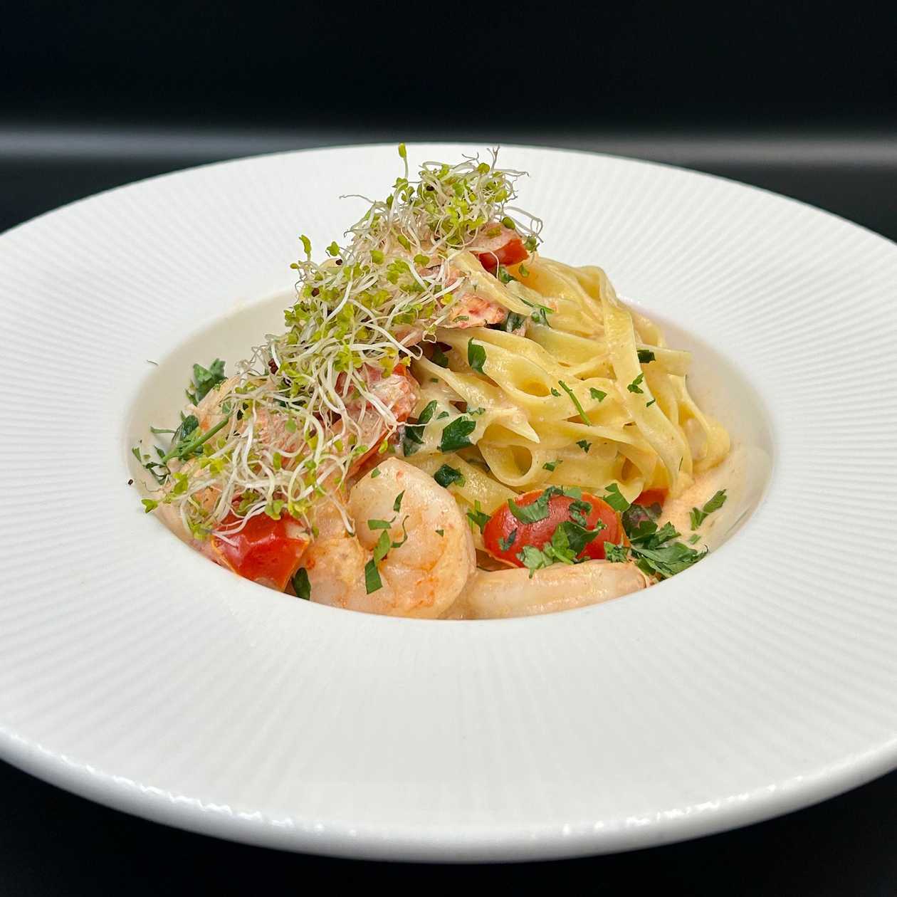 Spaghetti cu Creveti