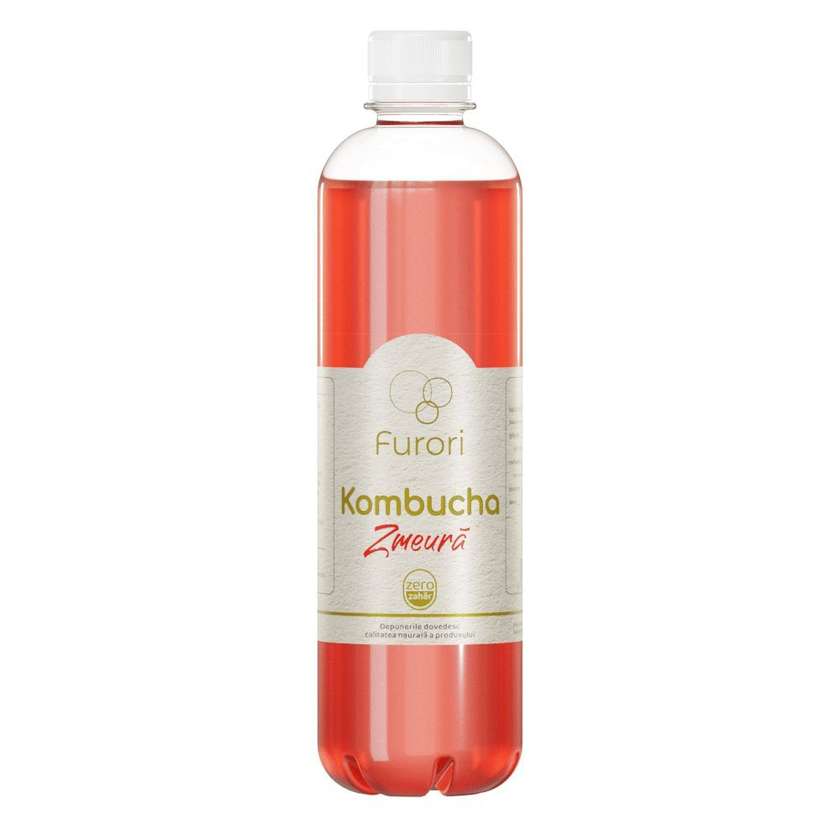 Furori – Kombucha cu Aroma de Zmeura 500 ml